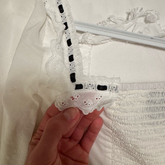 Reformation Haisley Top, White, Size 4 - Picture 5 of 5